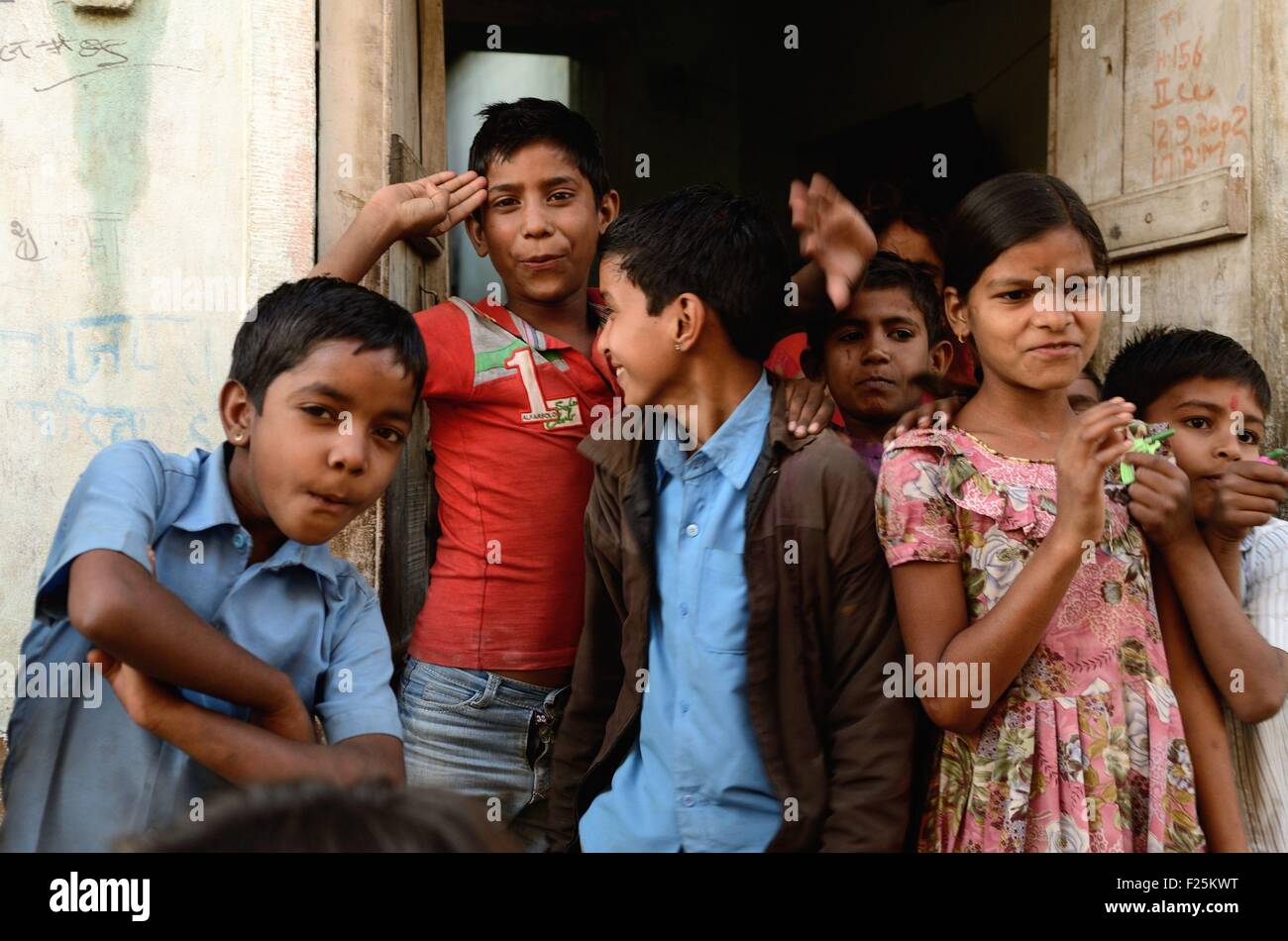 Rajasthan children hi-res stock photography and images - Alamy