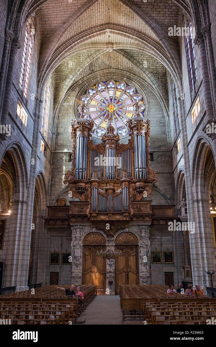France, Herault, Beziers, Saint Nazaire Cathedral Stock Photo - Alamy