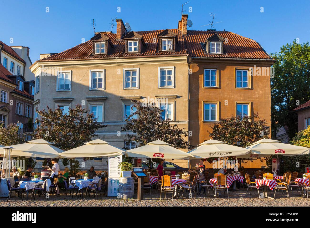 Poland, Mazovia region, Warsaw, district of Stare Miasto, Old Town listed as World Heritage by UNESCO Stock Photo