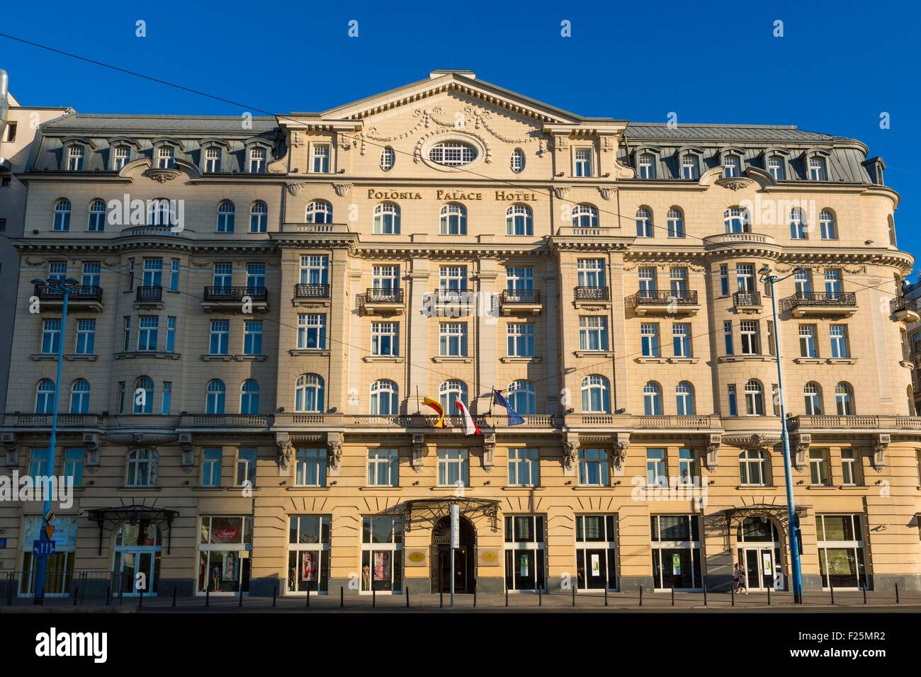 Poland, Mazovia region, Warsaw, new city, Polonia Palace Hotel Stock Photo