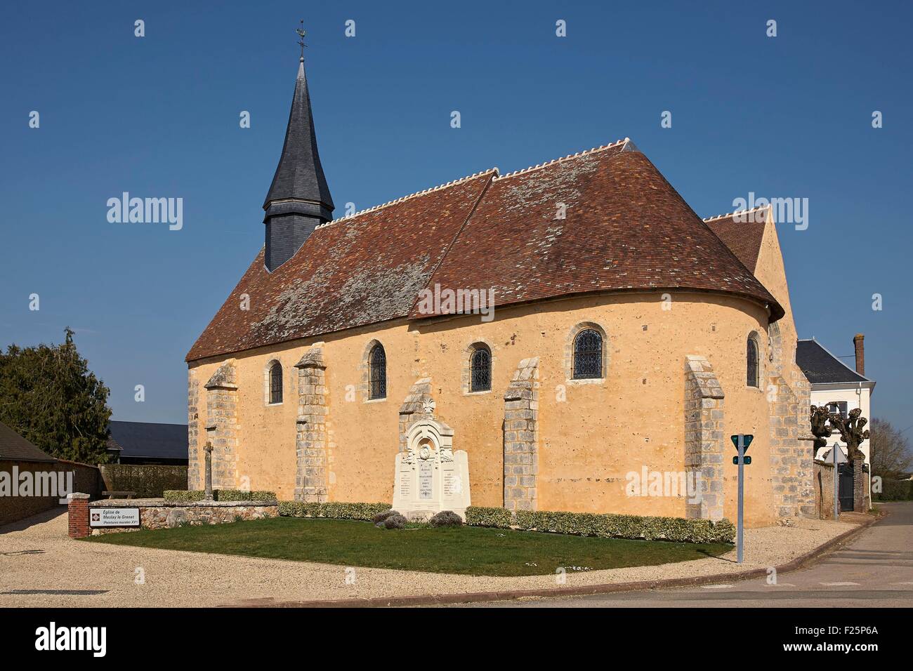 France, Eure et Loir, Meslay le St. Orien and St. Blaise Church