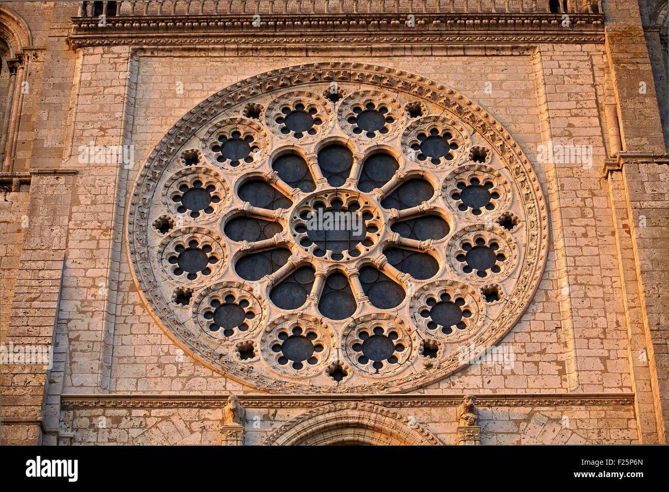 Rose Window Chartres Cathedral Stock Photos Rose Window