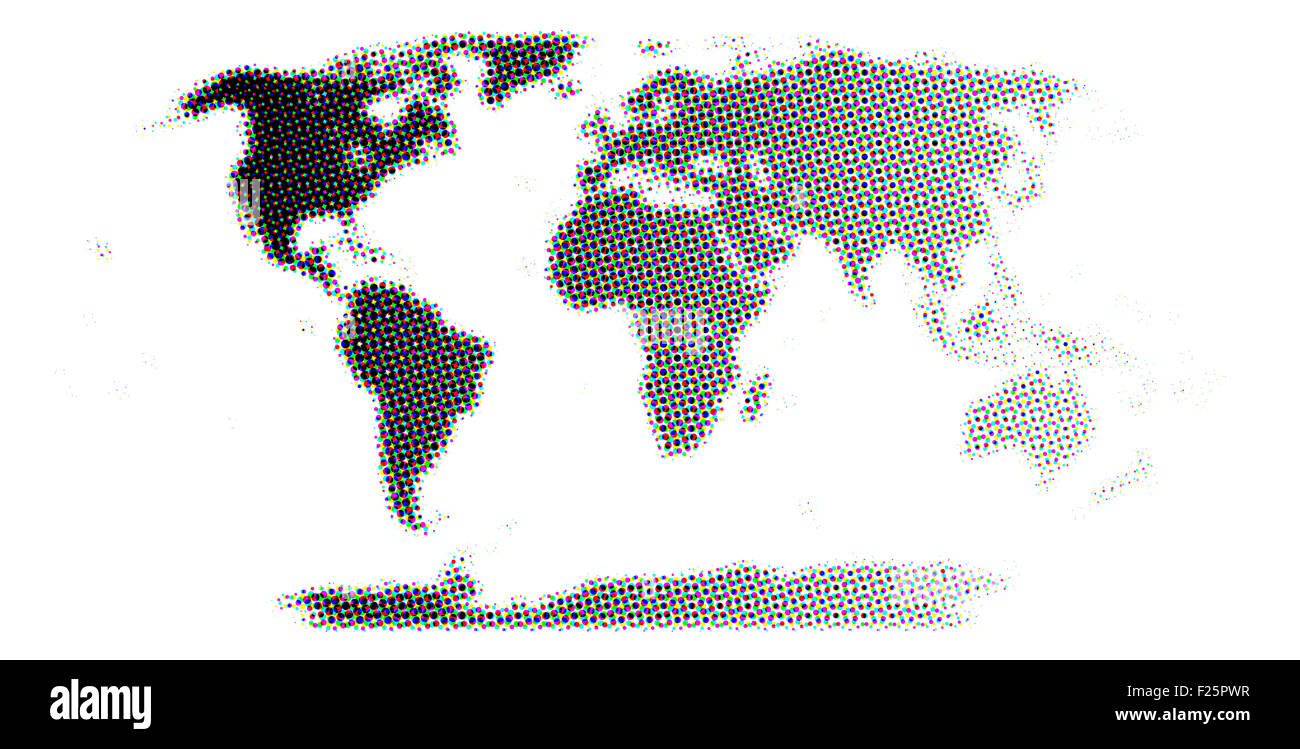 Symbolbild: Weltkarte/ symbolic image: world map. Stock Photo