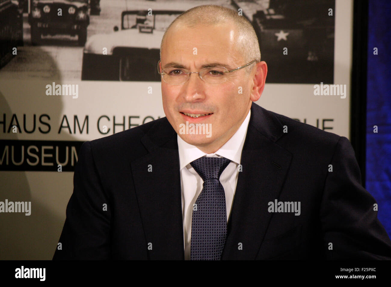 Michail Borissowitsch Chodorkowski Pressekonferenz im Haus am