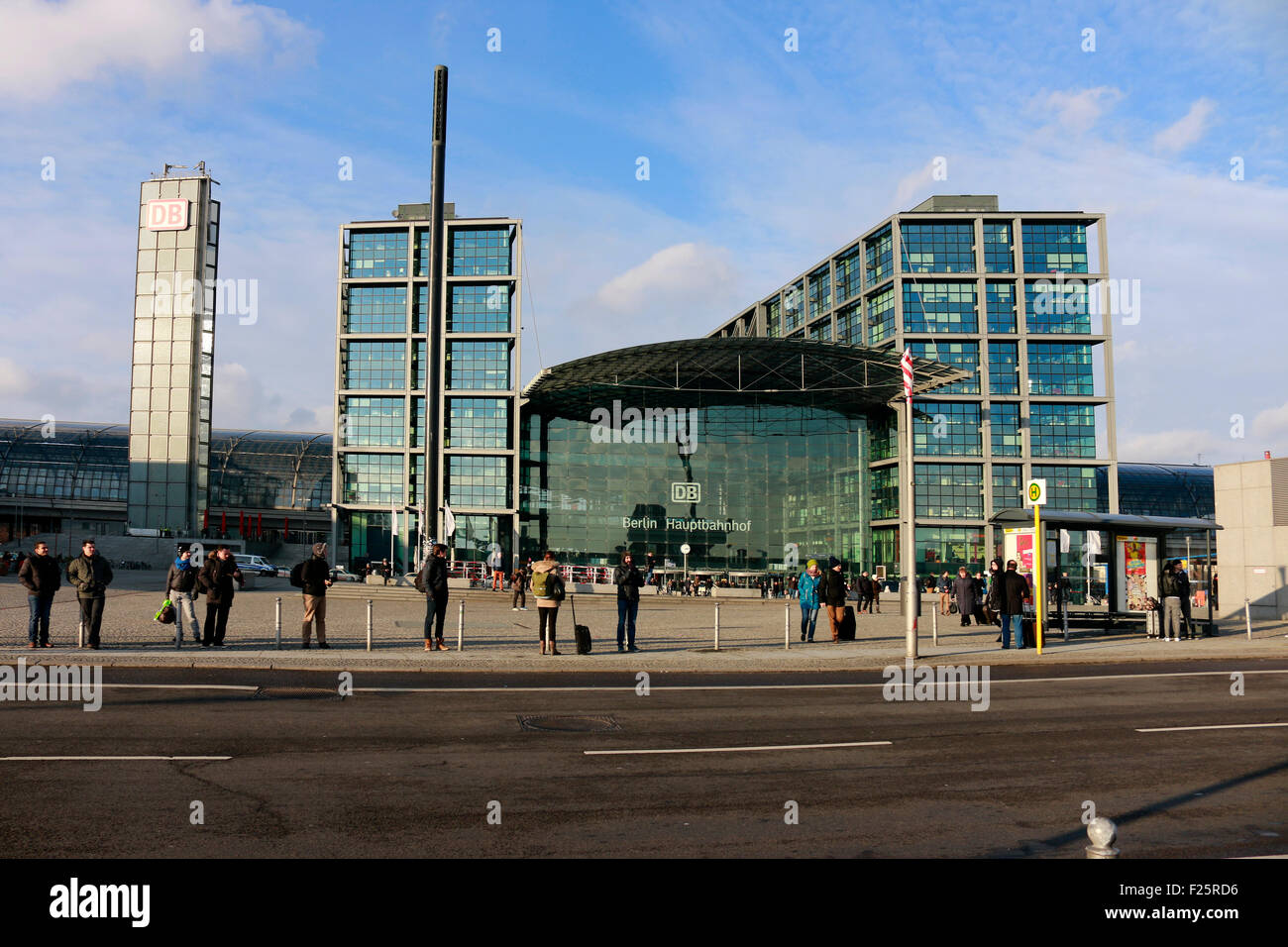 Berliner Hauptbahnhof, Berlin. Stock Photo