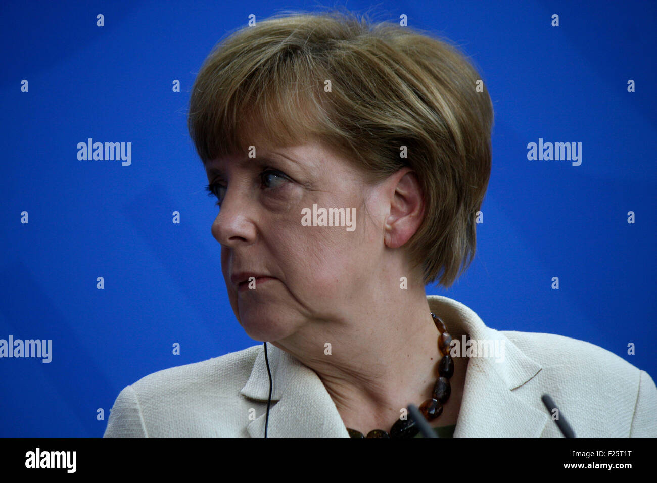 BKin Angela Merkel - Treffen der dt. Bundeskanzlerin mit dem polnischen Ministerpraesidenten, Bundeskanzleramt, 25. April 2014, Stock Photo