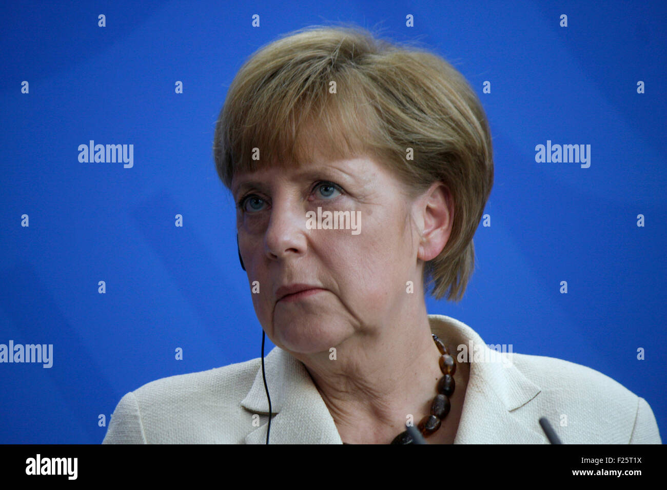 BKin Angela Merkel - Treffen der dt. Bundeskanzlerin mit dem polnischen Ministerpraesidenten, Bundeskanzleramt, 25. April 2014, Stock Photo