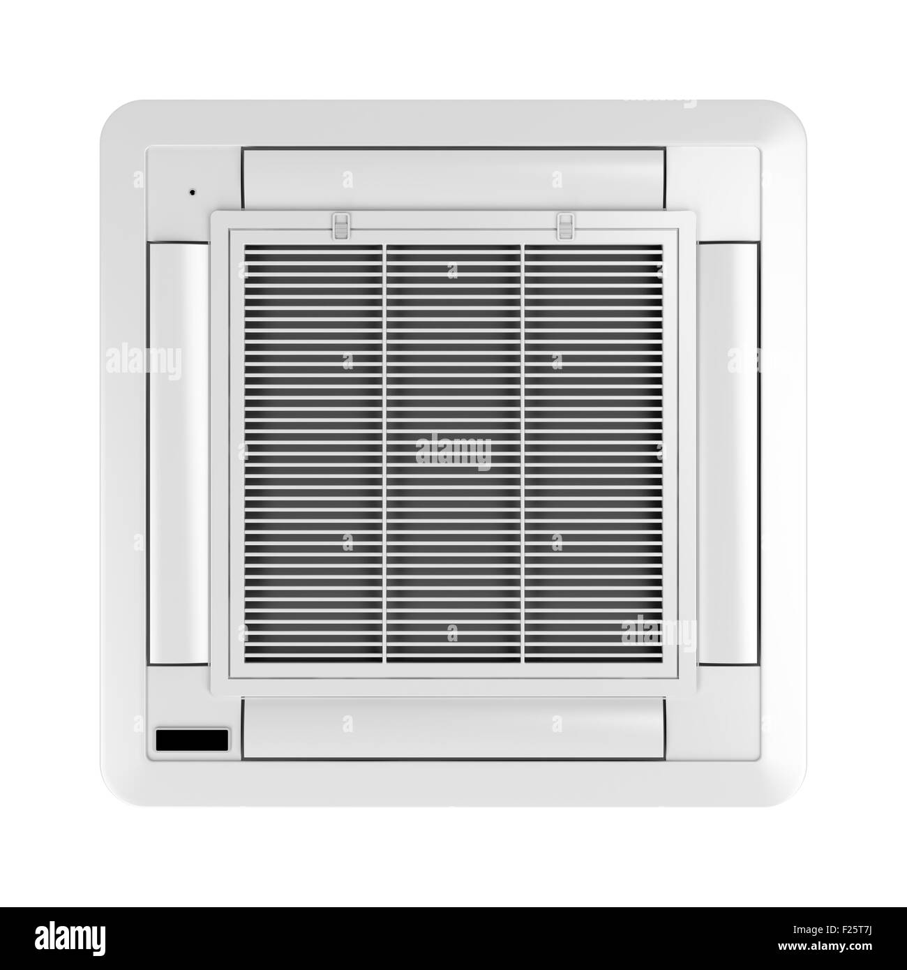 Ceiling mounted air conditioner isolated on white background Stock Photo