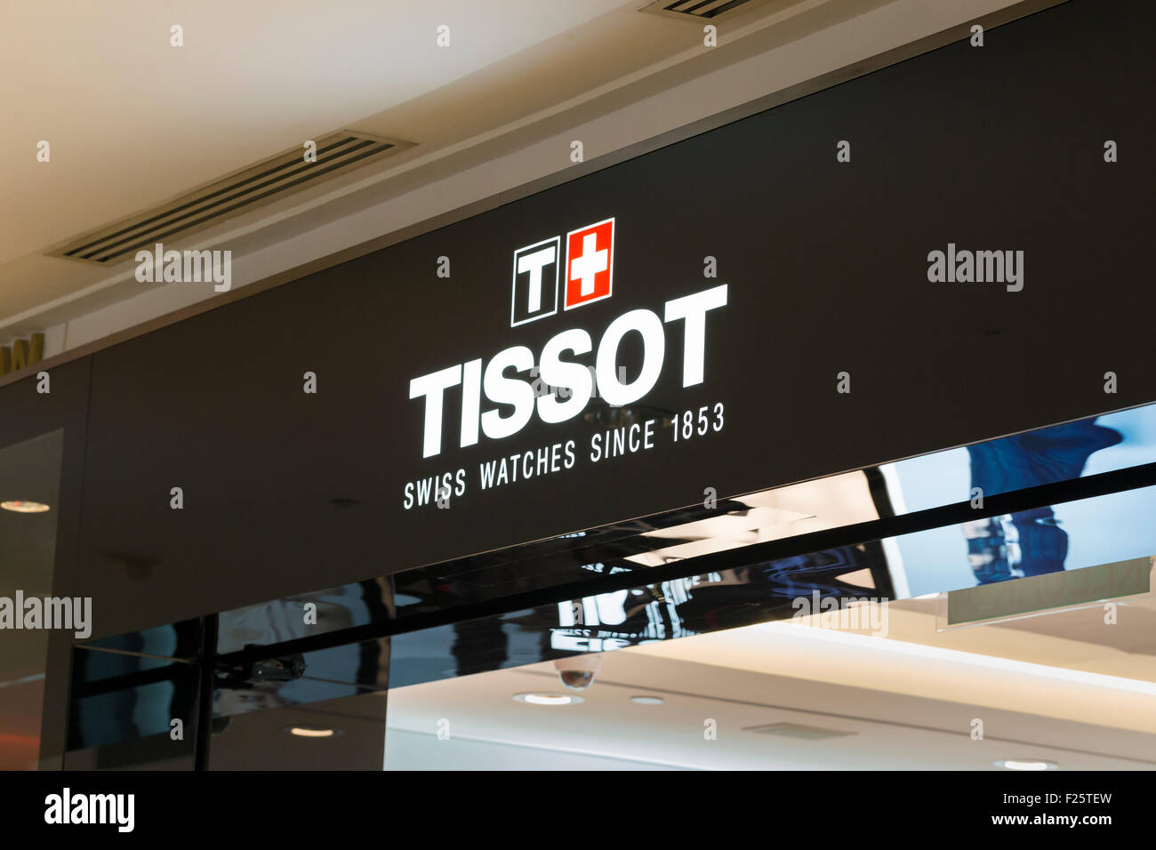 Tissot logo Stock Photo