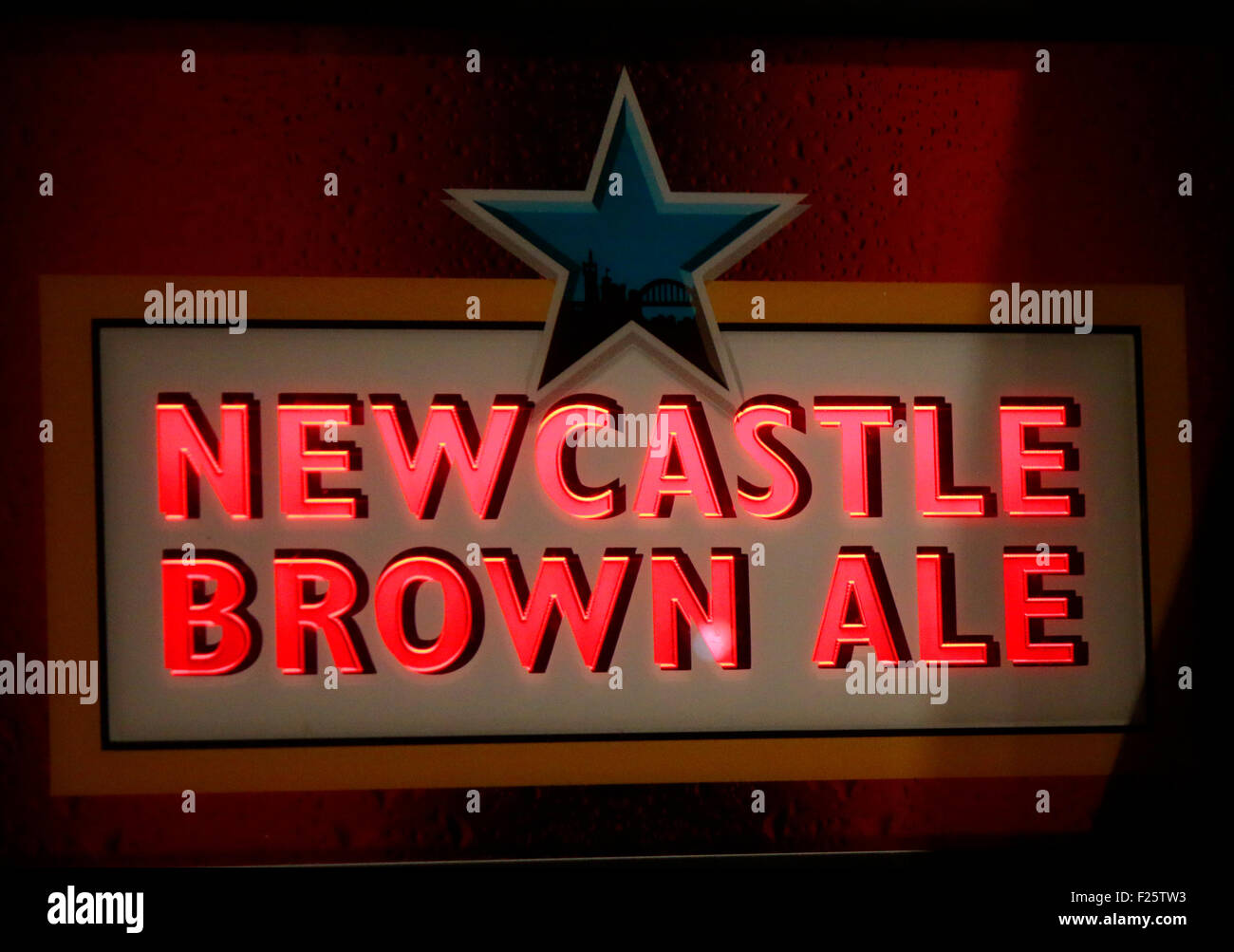 Markennamen "Newcastle Brown Ale", Berlin Stock Photo Alamy