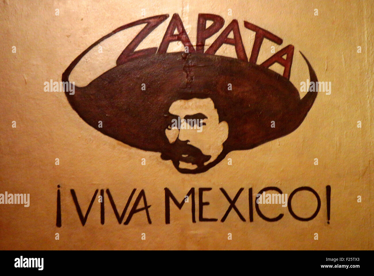 Markennamen: 'Zapata Viva Mexico', Berlin. Stock Photo