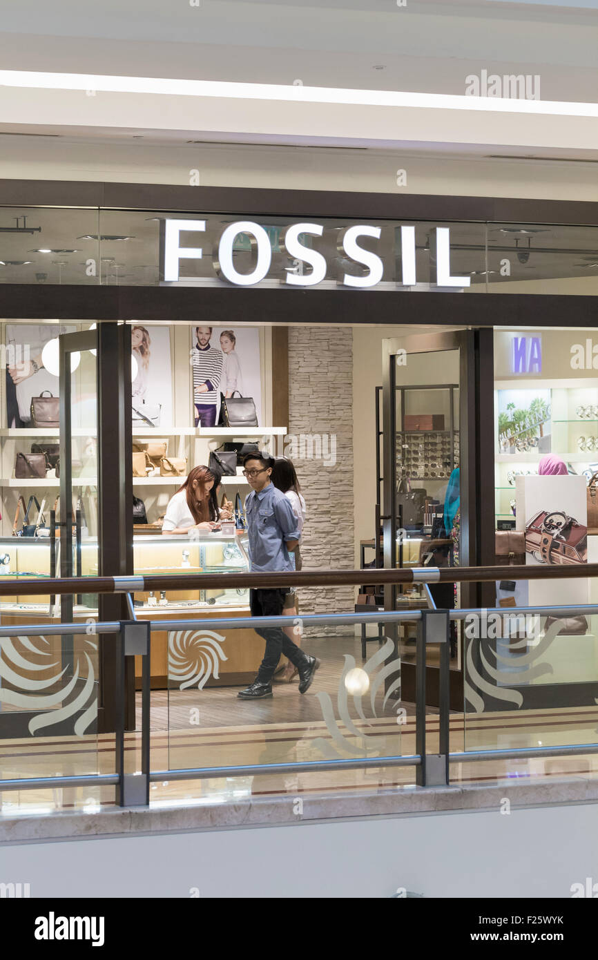 Fossil shop Stock Photo