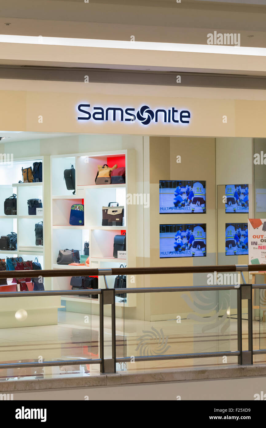 Samsonite shop Stock Photo