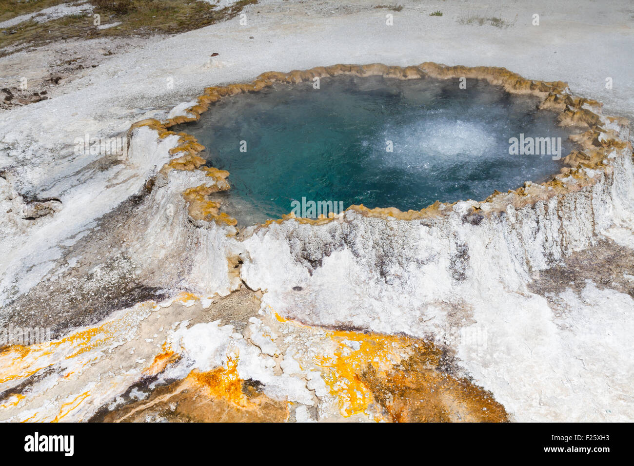 Punch bowl spring yellowstone wyoming hires stock photography and