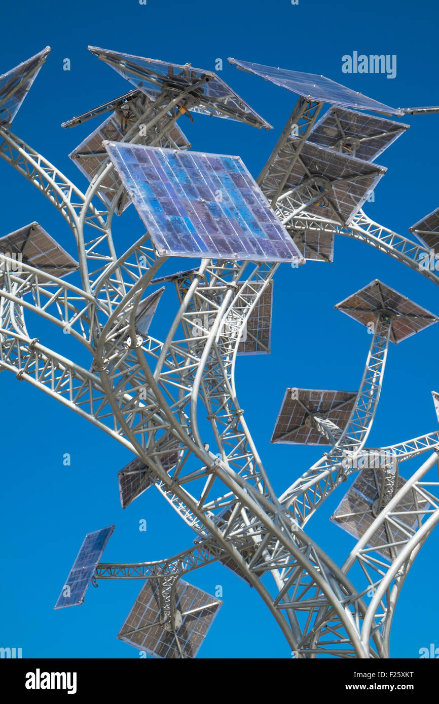 Millennium Square Bristol City center the energy Tree Stock Photo Alamy