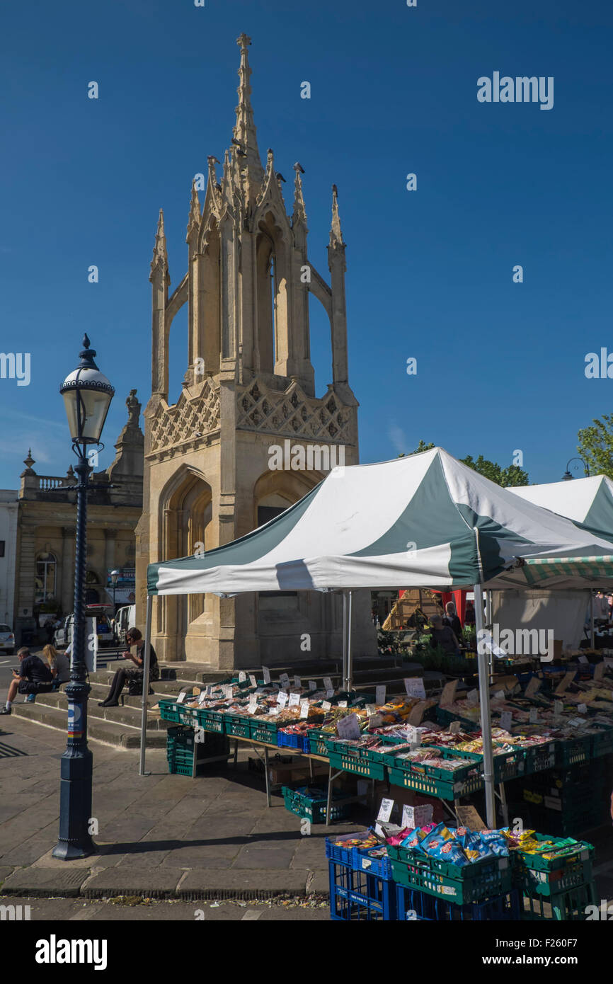 Devizes, a market town in the heart of Wiltshire, England UK Market place Stock Photo