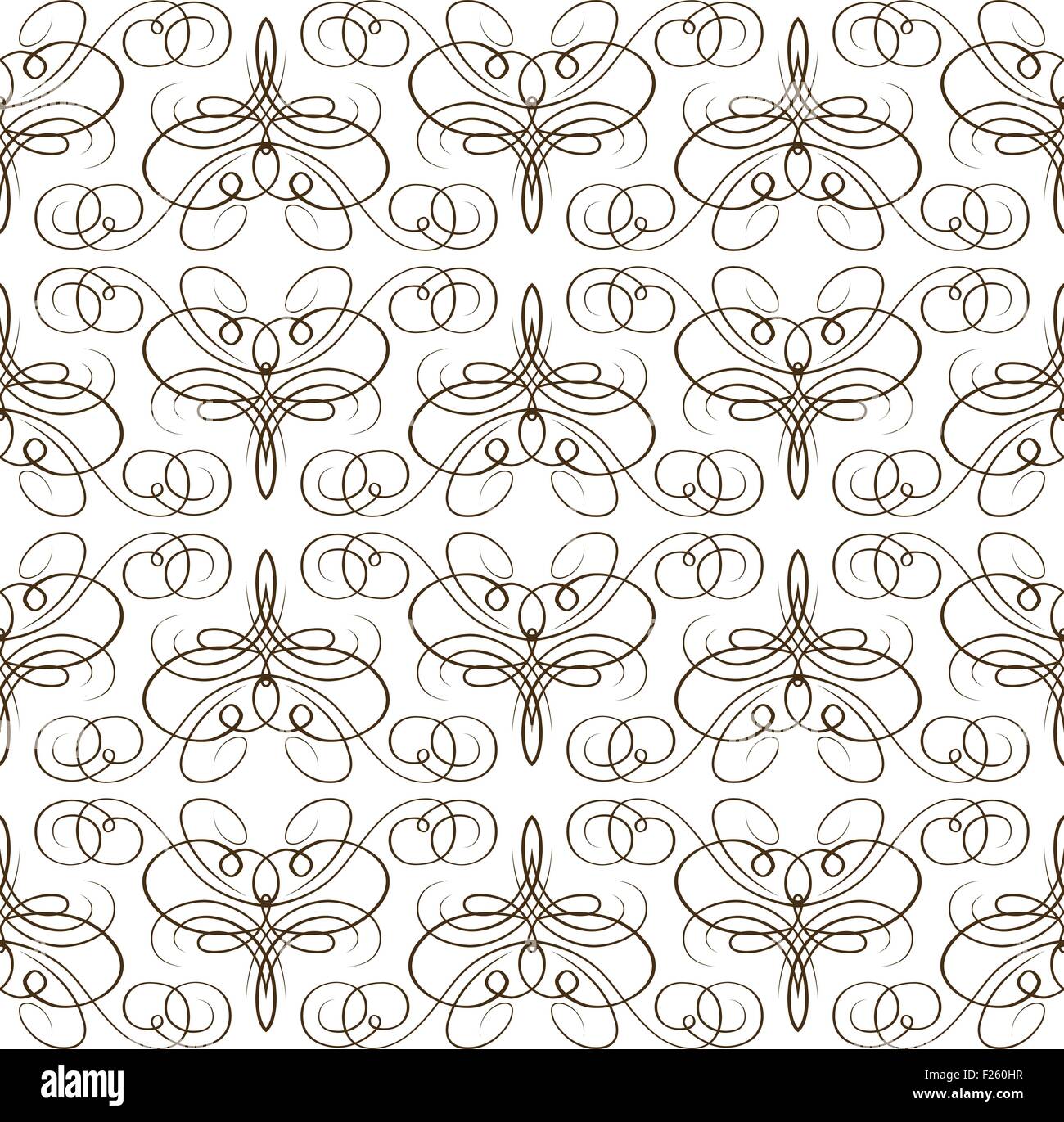 Seamless calligraphical pattern Stock Vector Image & Art - Alamy