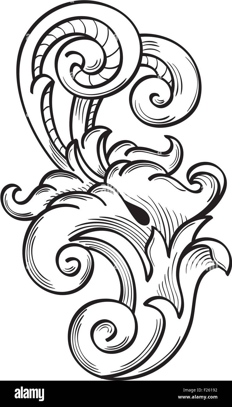 Acanthus leaf pattern hi-res stock photography and images - Alamy