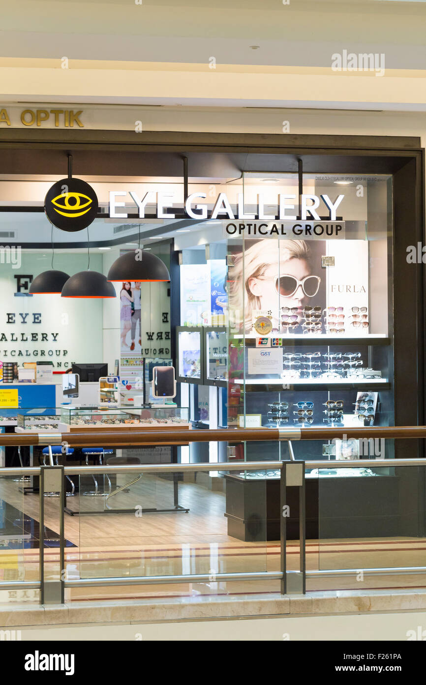 Eye gallery shop Stock Photo