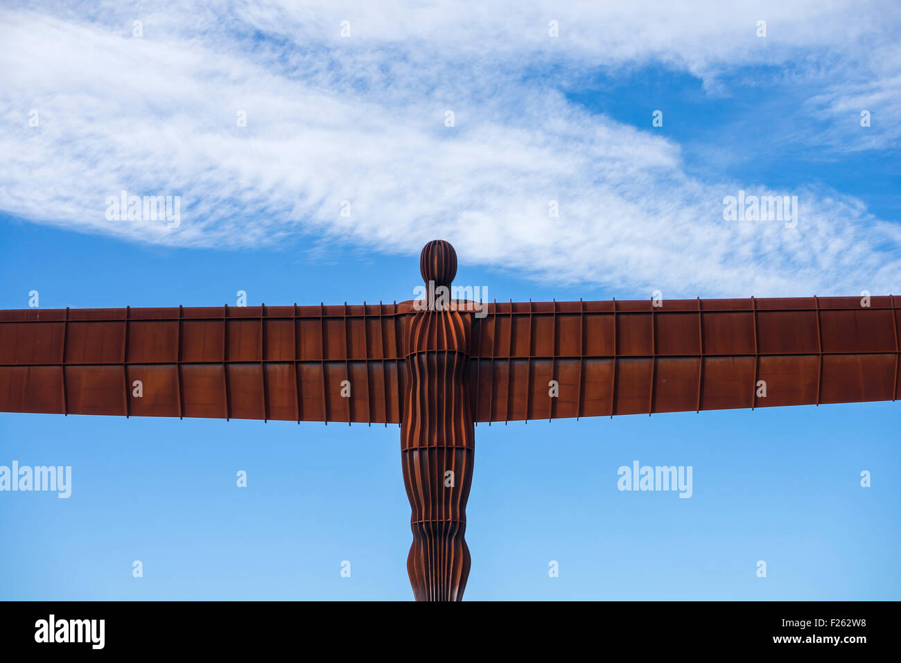 'The Angel of the North' by the artist, Antony Gormley, Gateshead, Tyne and Wear Stock Photo