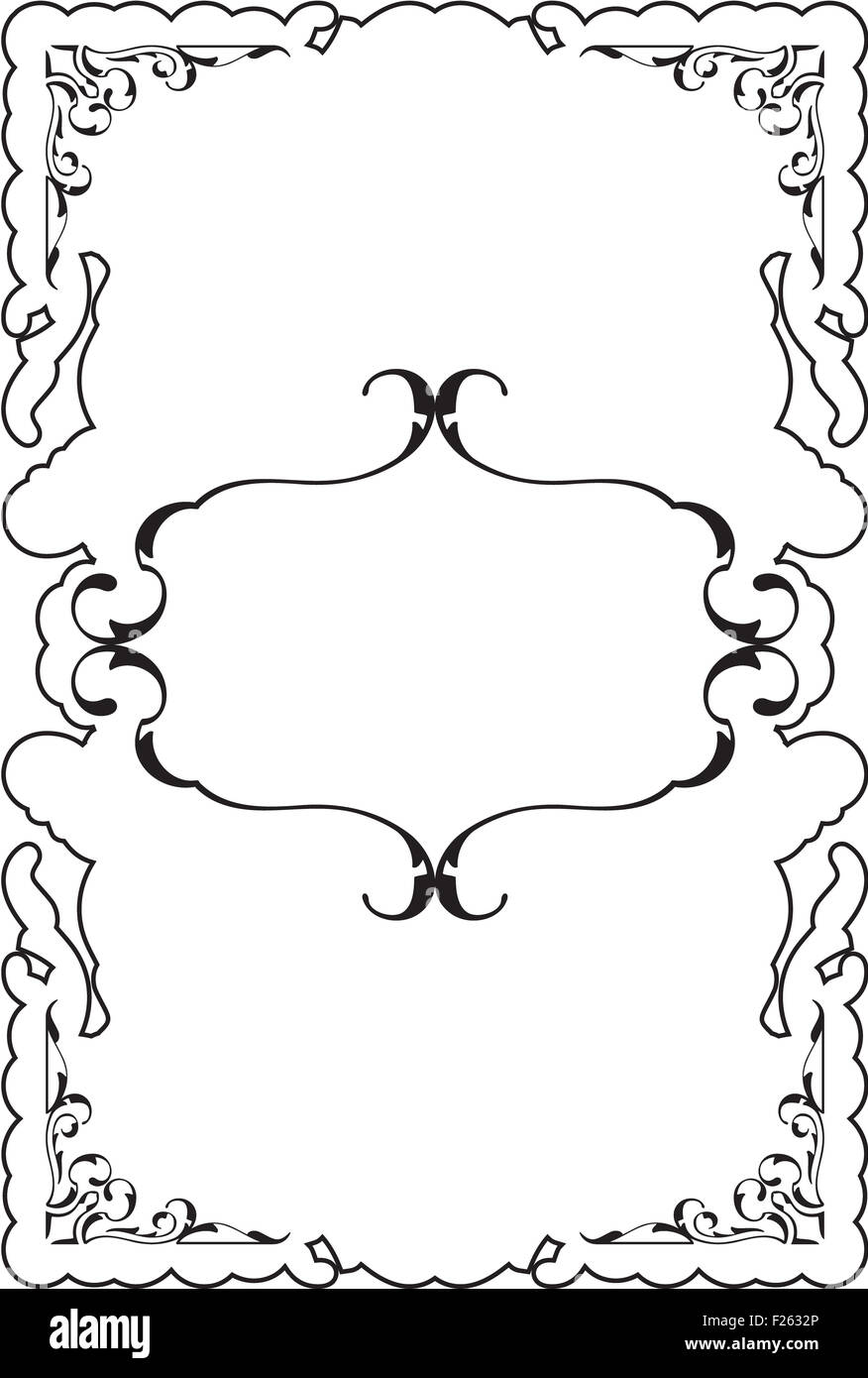 baroque-nice-frame-is-isolated-on-white-stock-photo-alamy