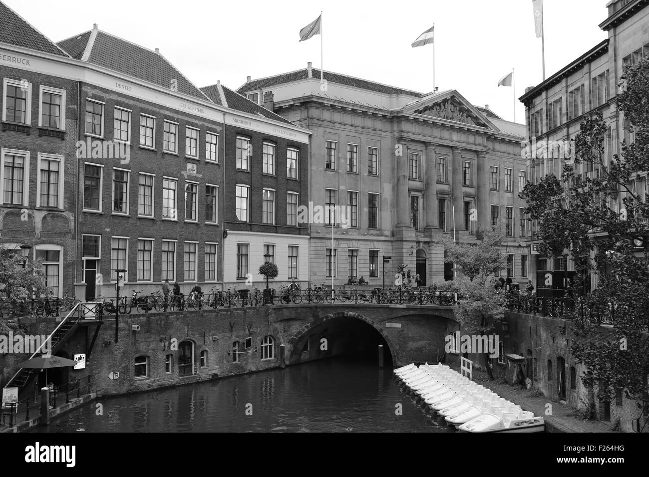 Utrecht & Canals, Holland Stock Photo