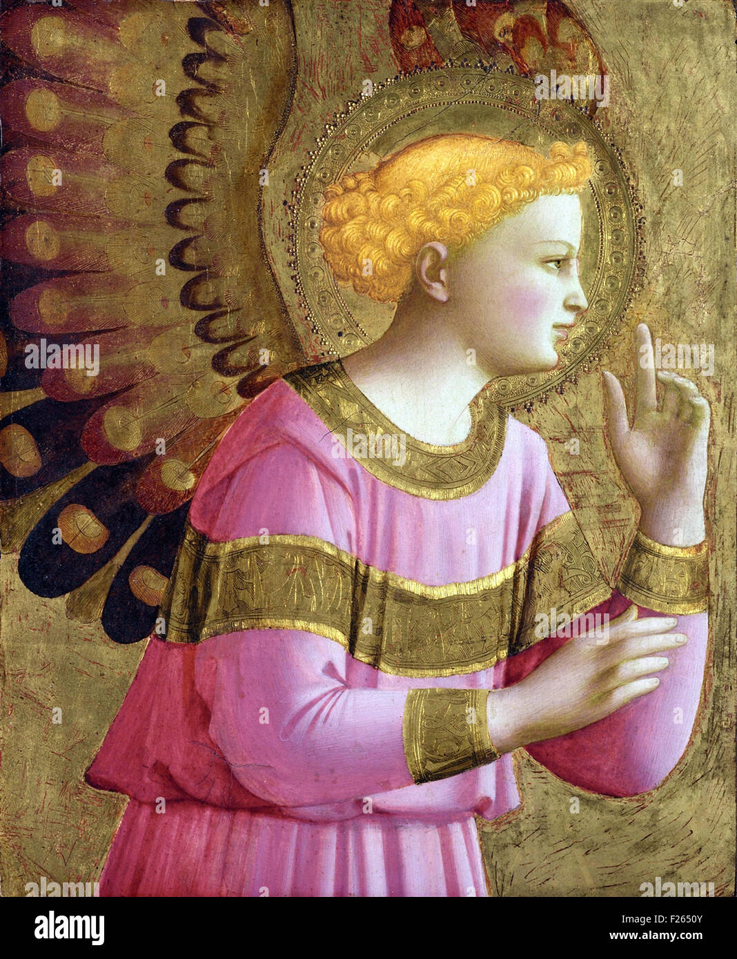Fra Angelico - Annunciatory Angel Stock Photo