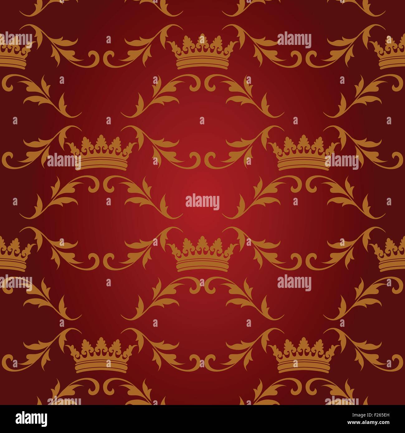 Seamless pattern with crowns Stock Vector Image & Art - Alamy