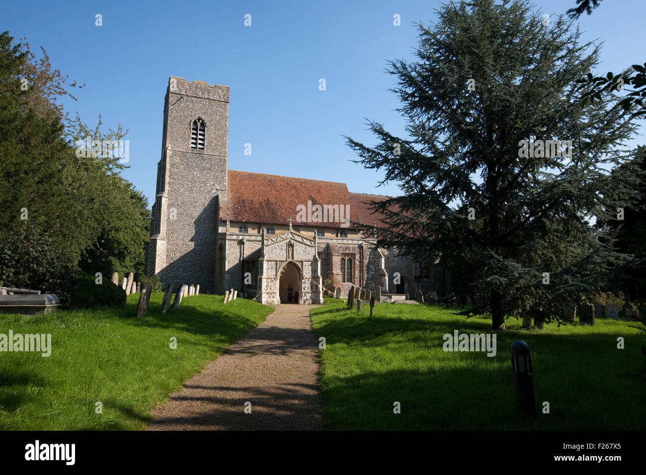 Huntingfield Church Suffolk Stock Photo Alamy