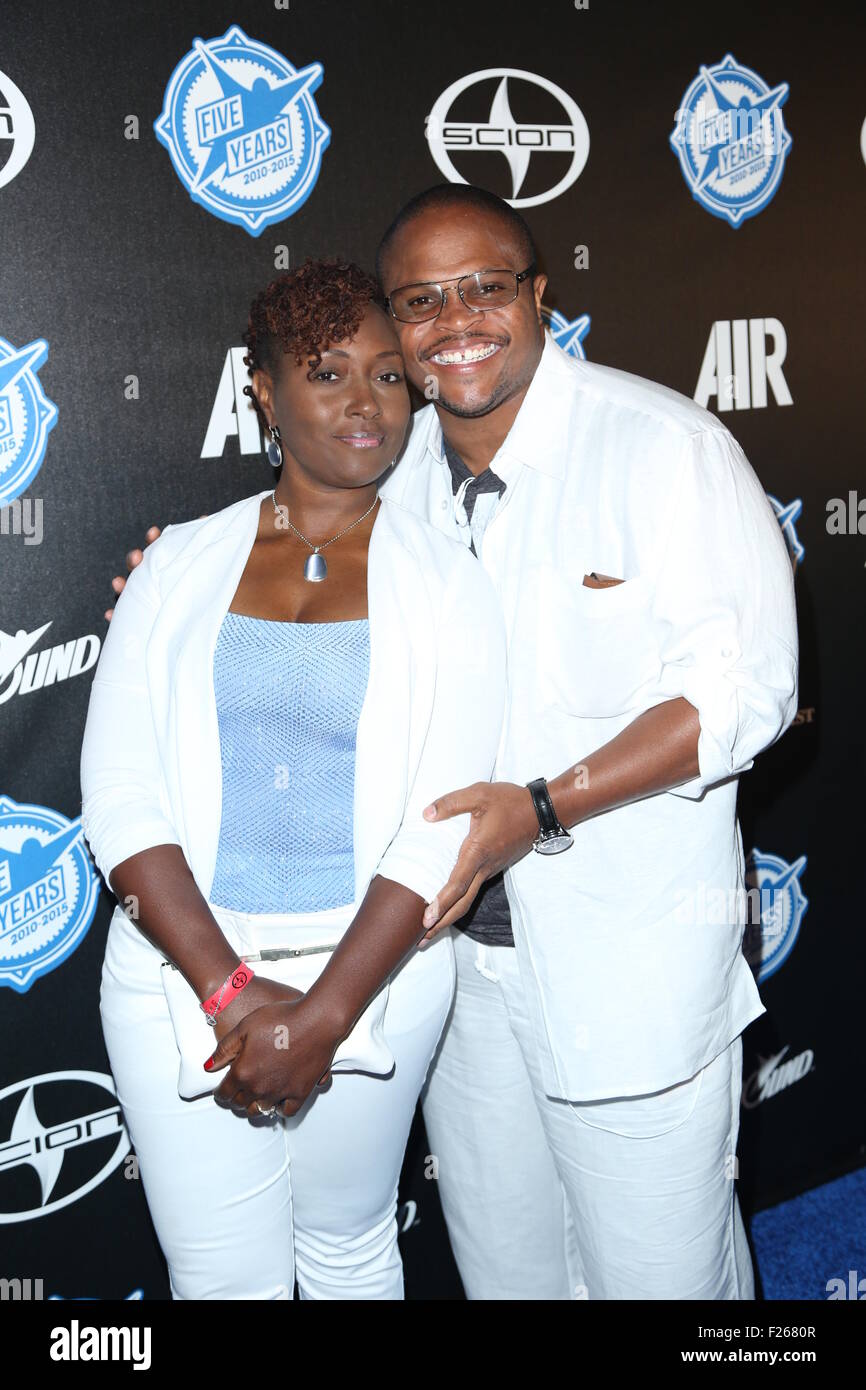 Premiere party for 'AIR' held at Western Metal Rooftop - Arrivals  Featuring: Irone Singleton Where: San Diego, California, United States When: 11 Jul 2015 Stock Photo