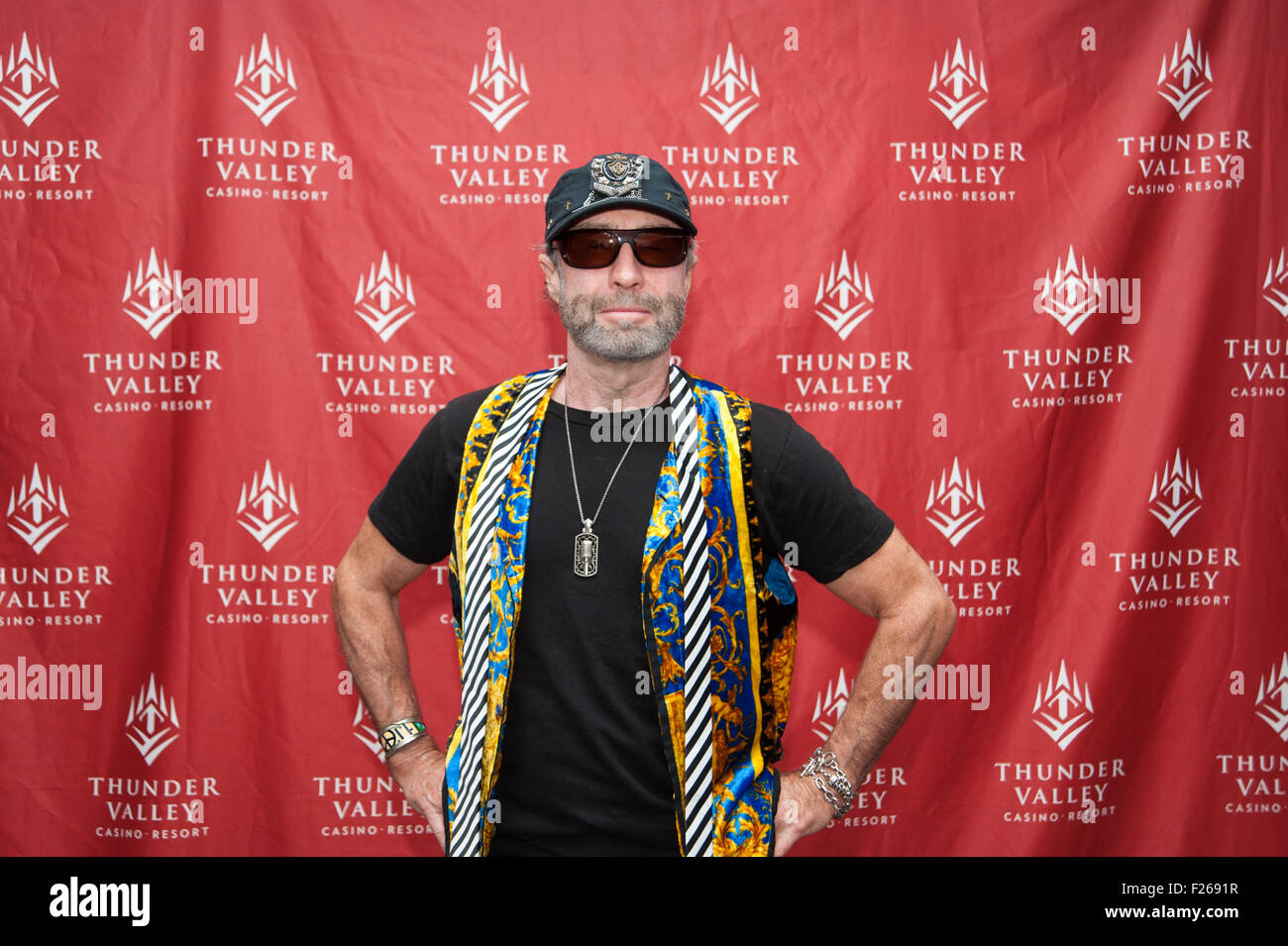 LINCOLN, CA - September 11: Paul Rodgers poses for Meet and Greet photos at Thunder Valley Casino Resort in in Lincoln, Californ Stock Photo