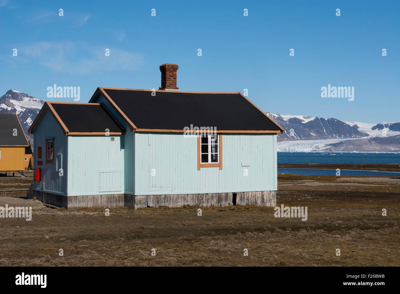 Norway, Barents Sea, Svalbard, Spitsbergen. Ny Alesund, the most