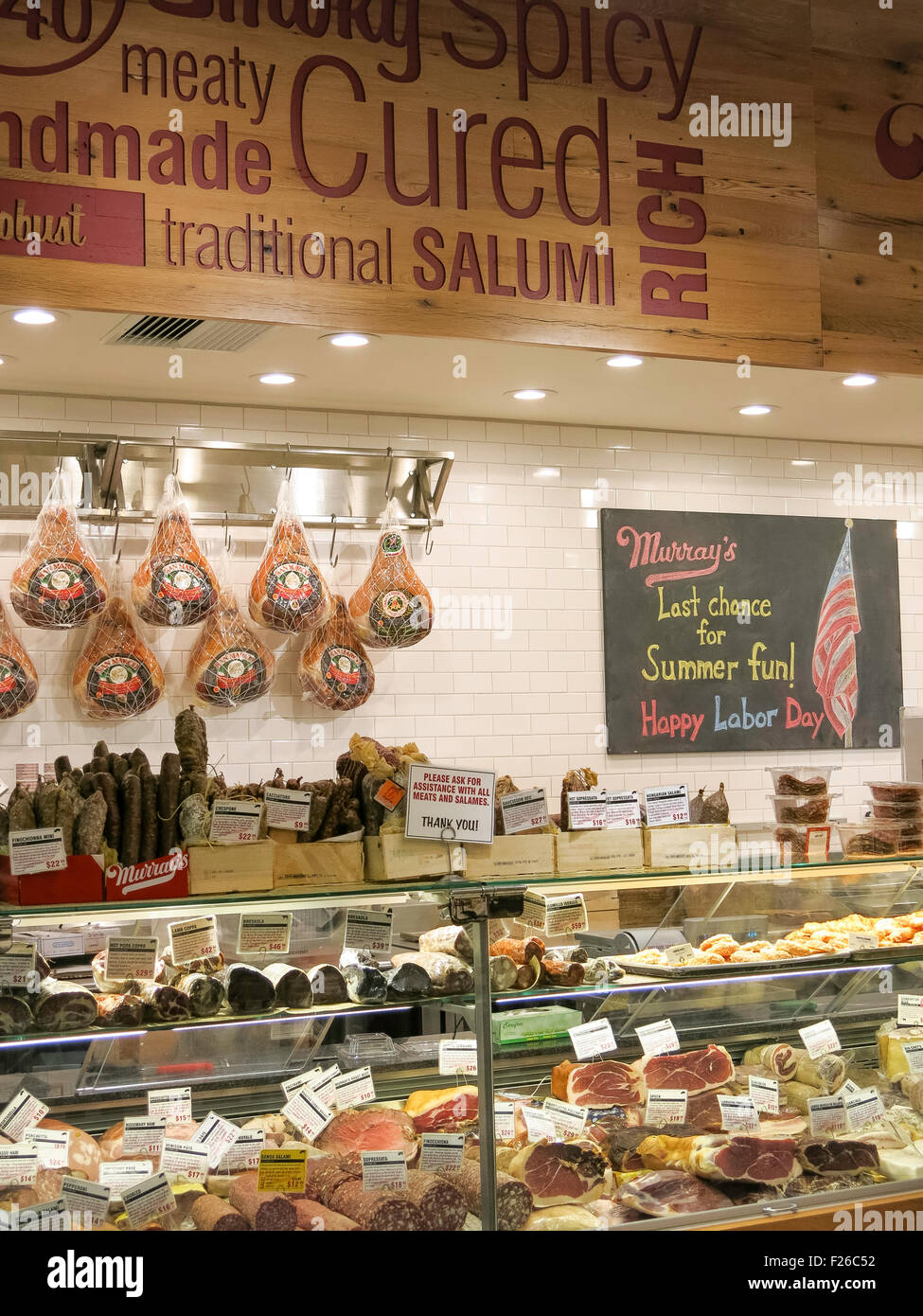 Murray's Cheese Store in Greenwich Village, NYC, USA Stock Photo Alamy