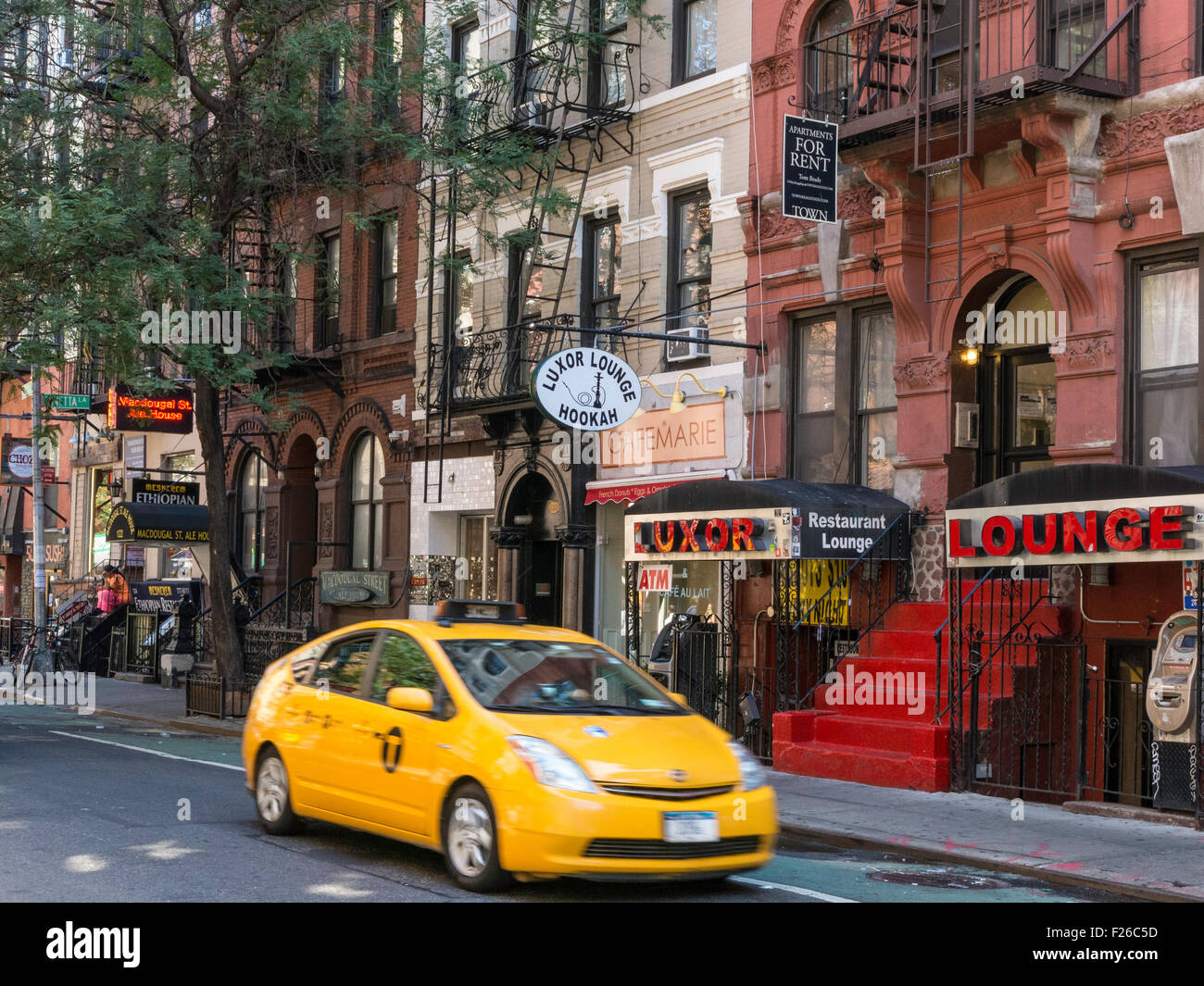 MacDougal Street, Greenwich Village, NYC Stock Photo Alamy