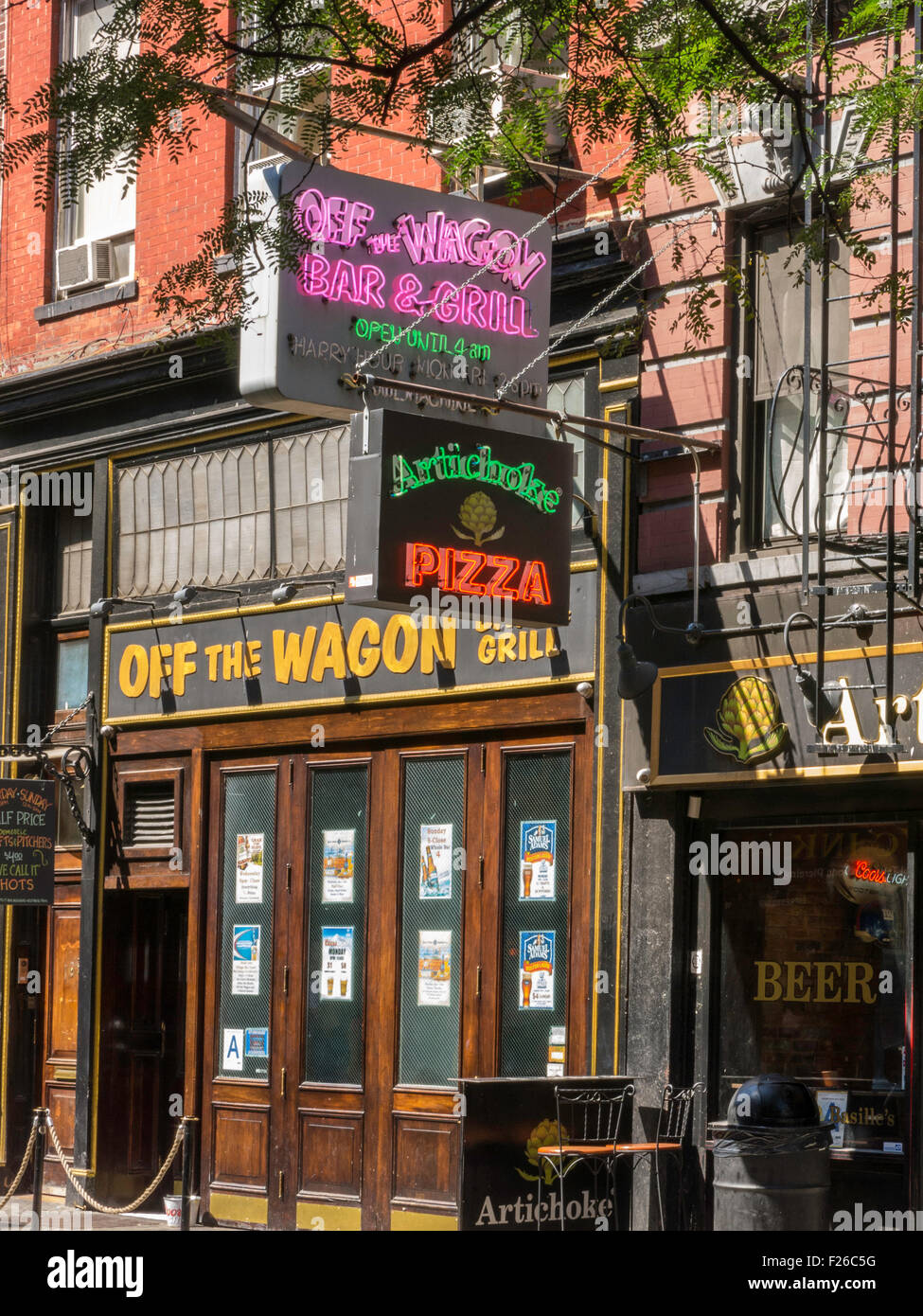 MacDougal Street, Greenwich Village, NYC Stock Photo Alamy