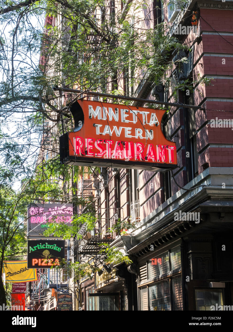 MacDougal Street, Greenwich Village, NYC Stock Photo Alamy
