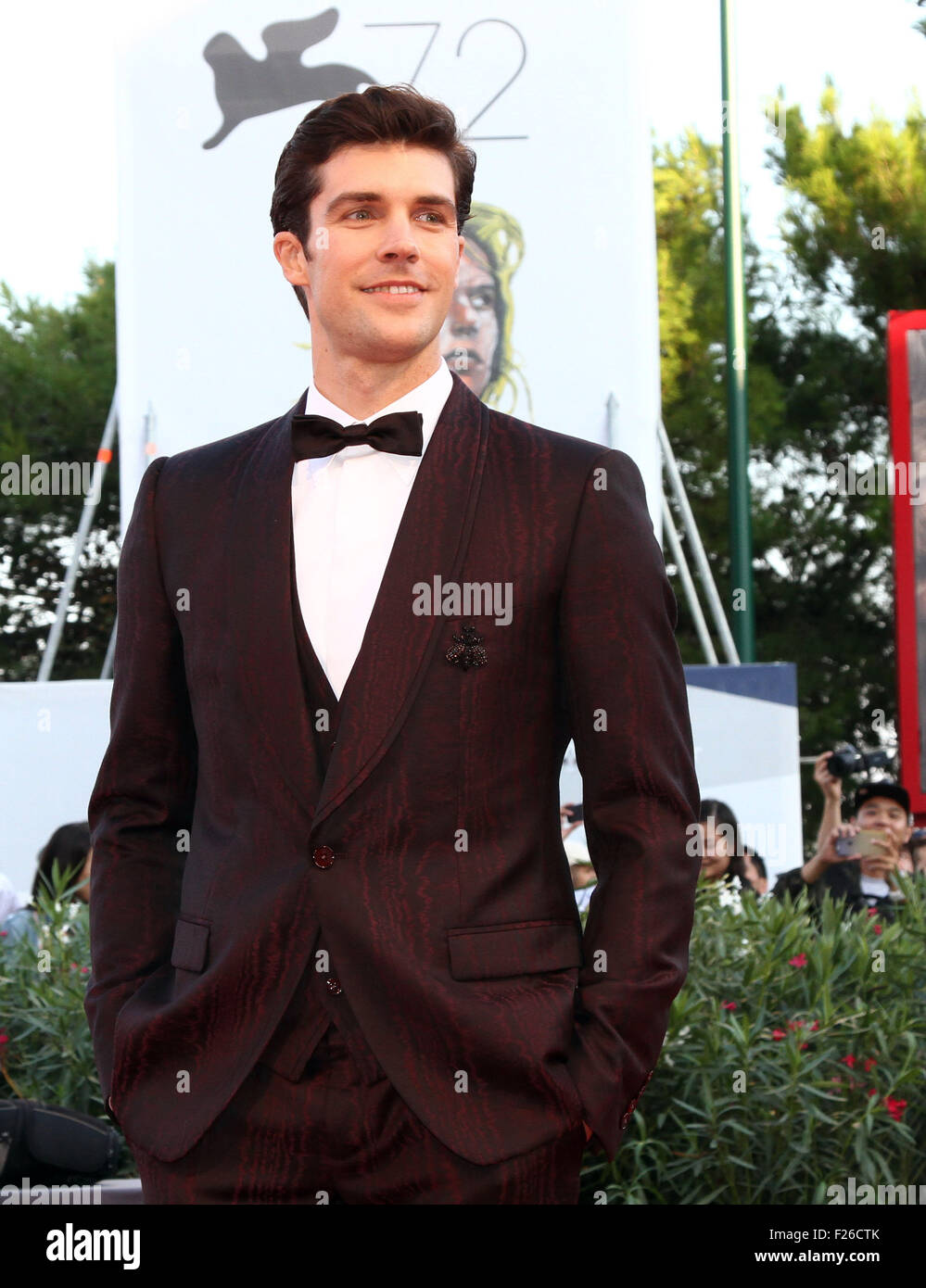 Venice, Italy . 12th Sep, 2015. Roberto Bolle attends Closing and Award Ceremony of the 72nd Venice Film Festival on 12 September, 2015 in Venice Credit:  Andrea Spinelli/Alamy Live News Stock Photo