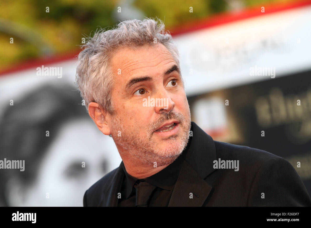 Venice, Italy . 12th Sep, 2015. Alfonso Cuaron president Venezia 72 Jury attends Closing and Award Ceremony of the 72nd Venice Film Festival on 12 September, 2015 in Venice Credit:  Andrea Spinelli/Alamy Live News Stock Photo