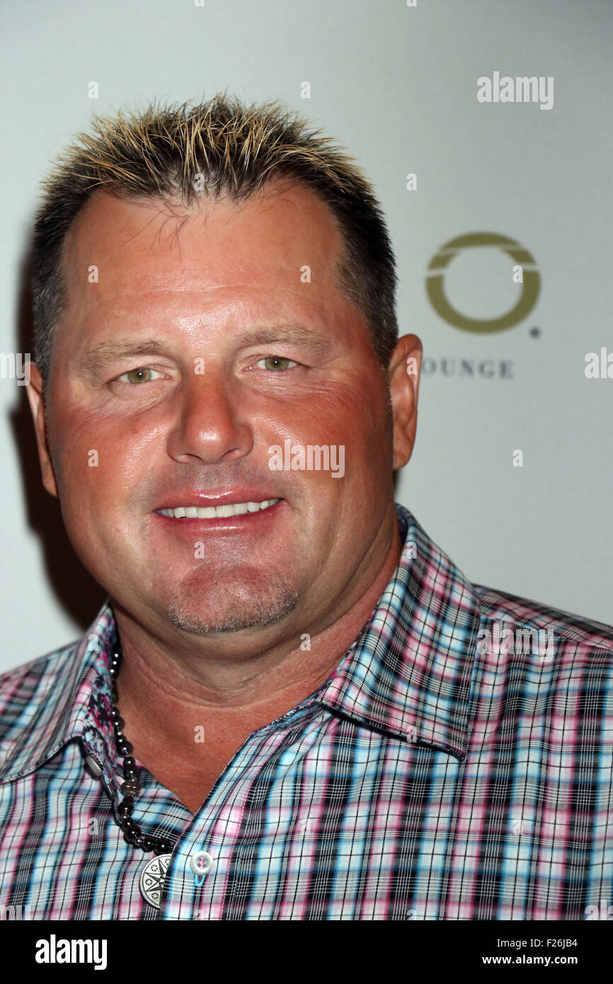 2015 Coach Woodson Las Vegas Invitational Pairings Party held at Lavo Nightclub inside Palazzo Hotel & Casino  Featuring: Roger Clemens Where: Las Vegas, Nevada, United States When: 12 Jul 2015 Stock Photo