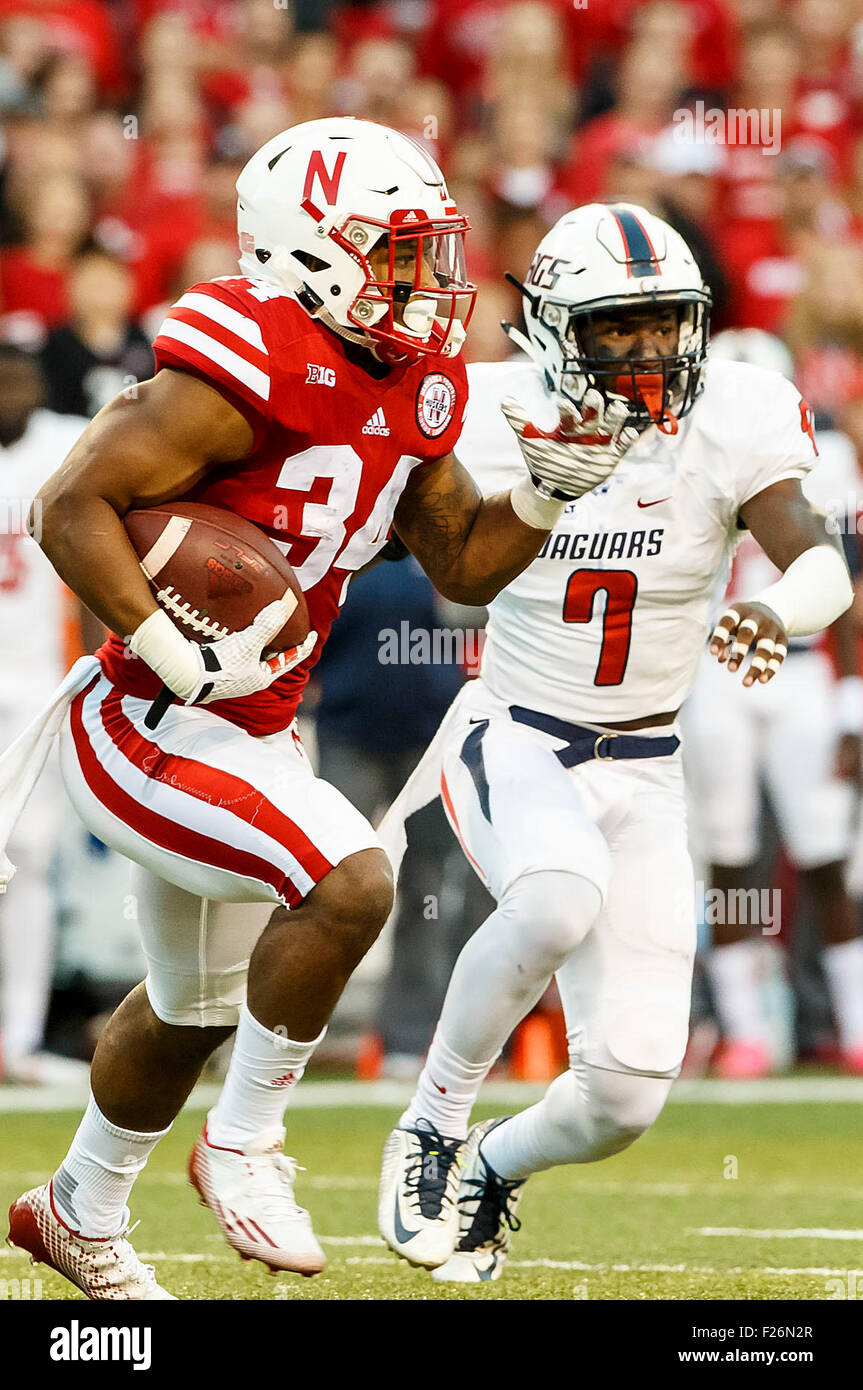 Lincoln, NE. USA. 12th Sep, 2015. Nebraska Cornhuskers running back