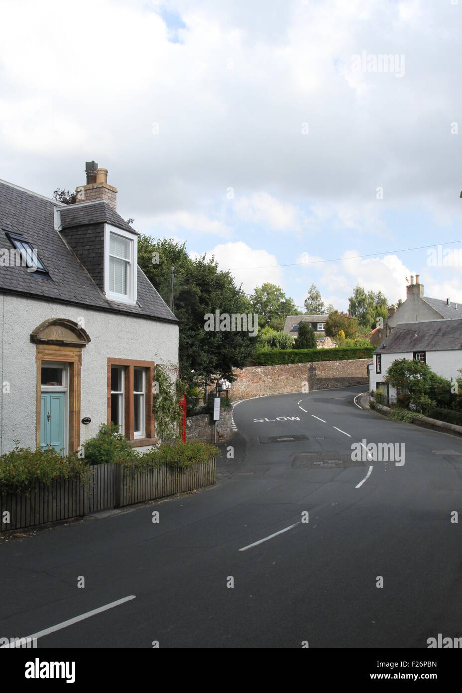 Newstead street scene Scotland September 2015 Stock Photo Alamy