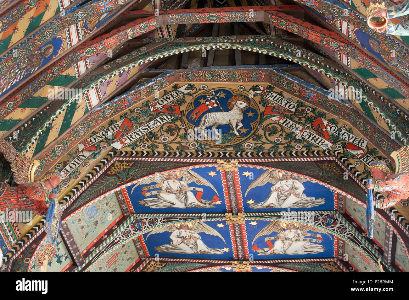 Huntingfield Church Suffolk Stock Photo Alamy