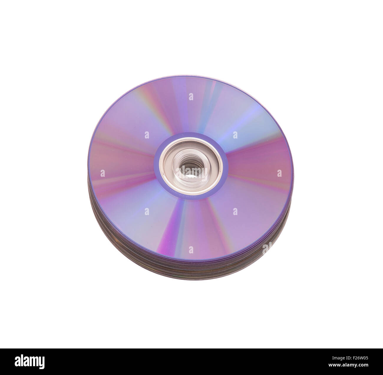 Stack of cd roms. CD & DVD disk on white background Stock Photo Alamy