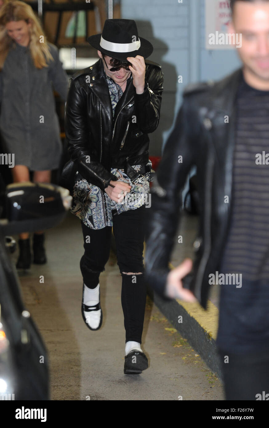 Jake Roche at the ITV studios Featuring: Jake Roche Where: London ...