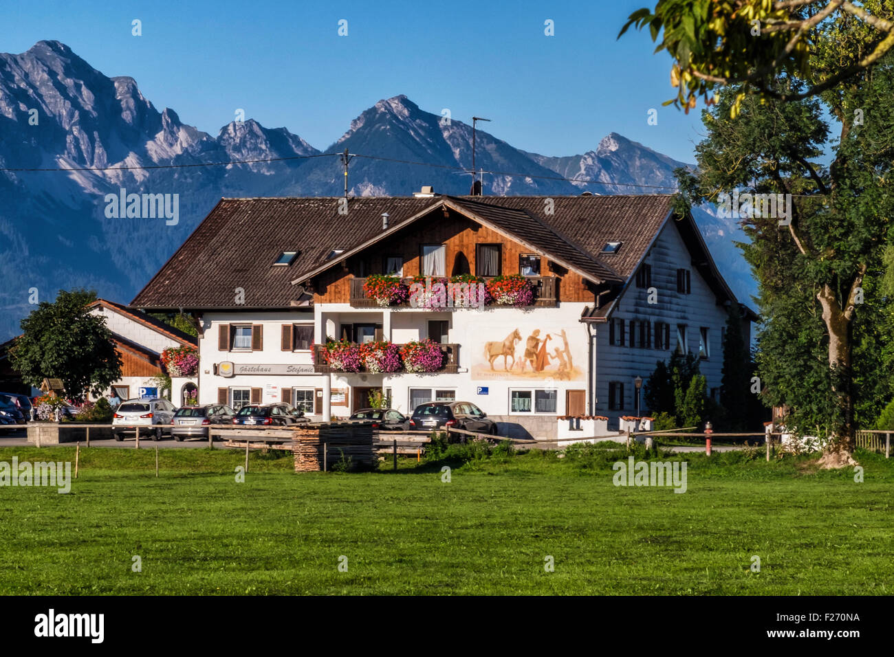 Bavaria Germany holiday resort, Stefanie guest house. Typical half