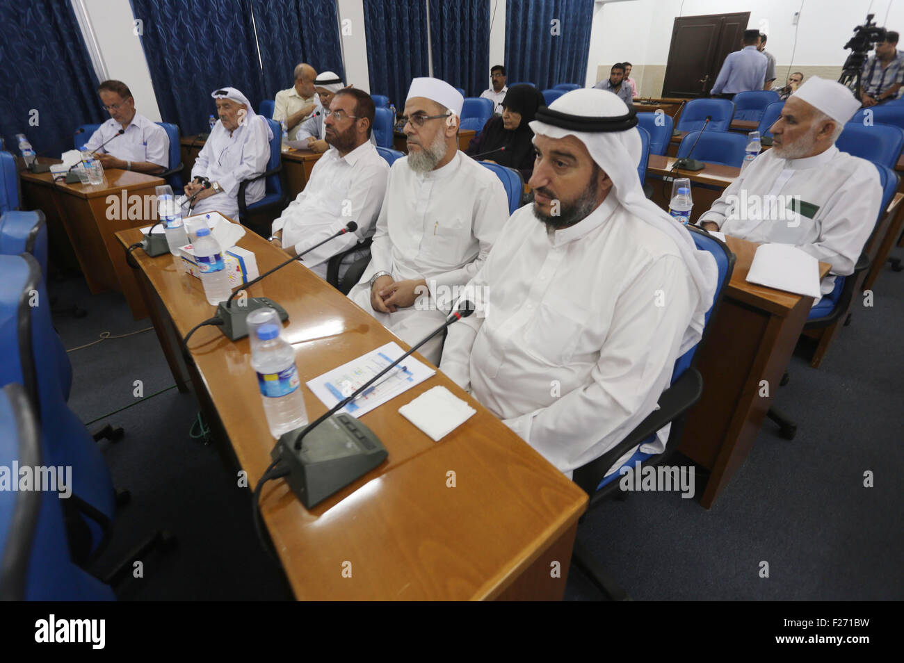 Gaza City, Gaza Strip, Palestinian Territory. 13th Sep, 2015. Members