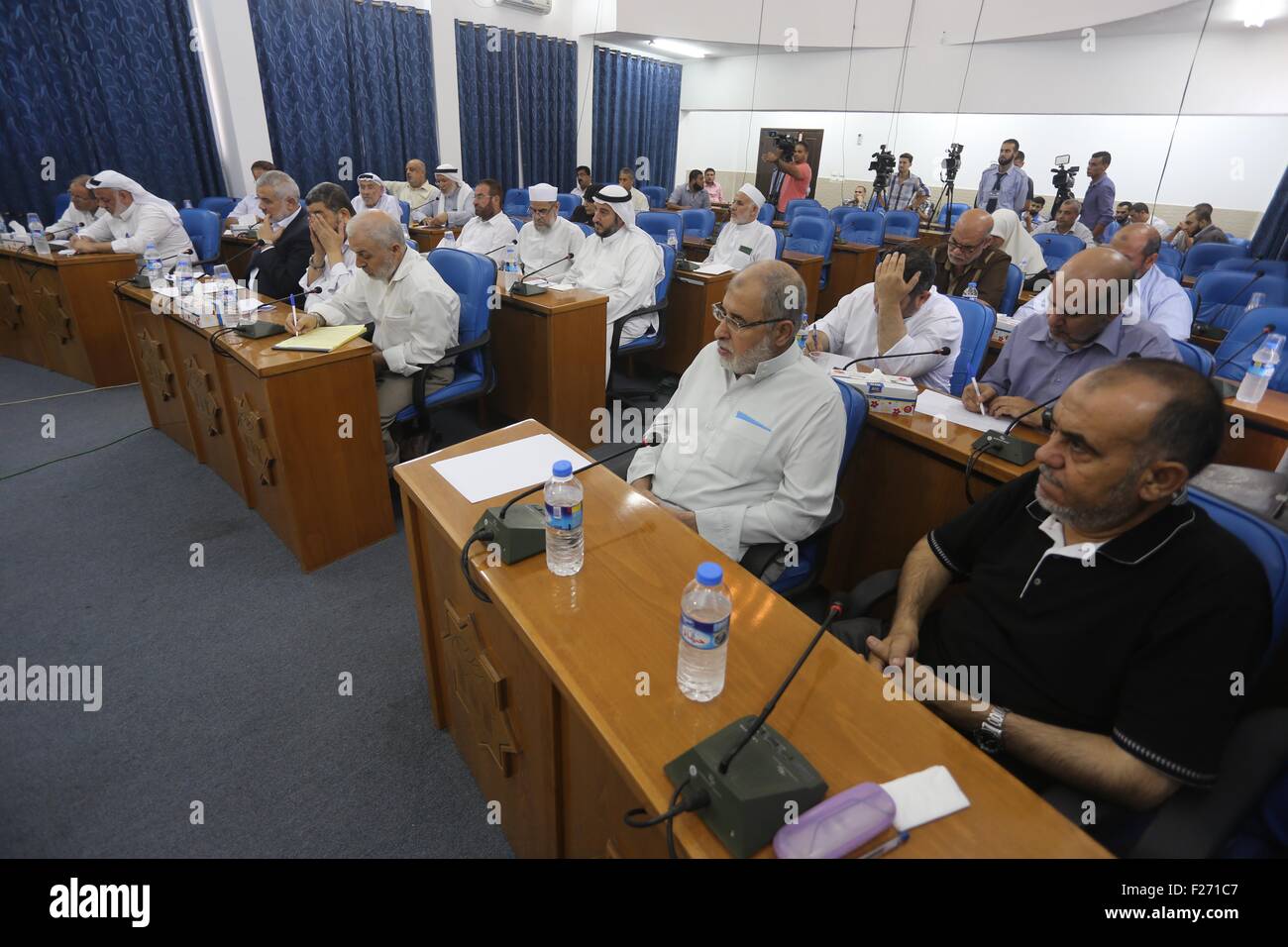 Gaza City, Gaza Strip, Palestinian Territory. 13th Sep, 2015. Members
