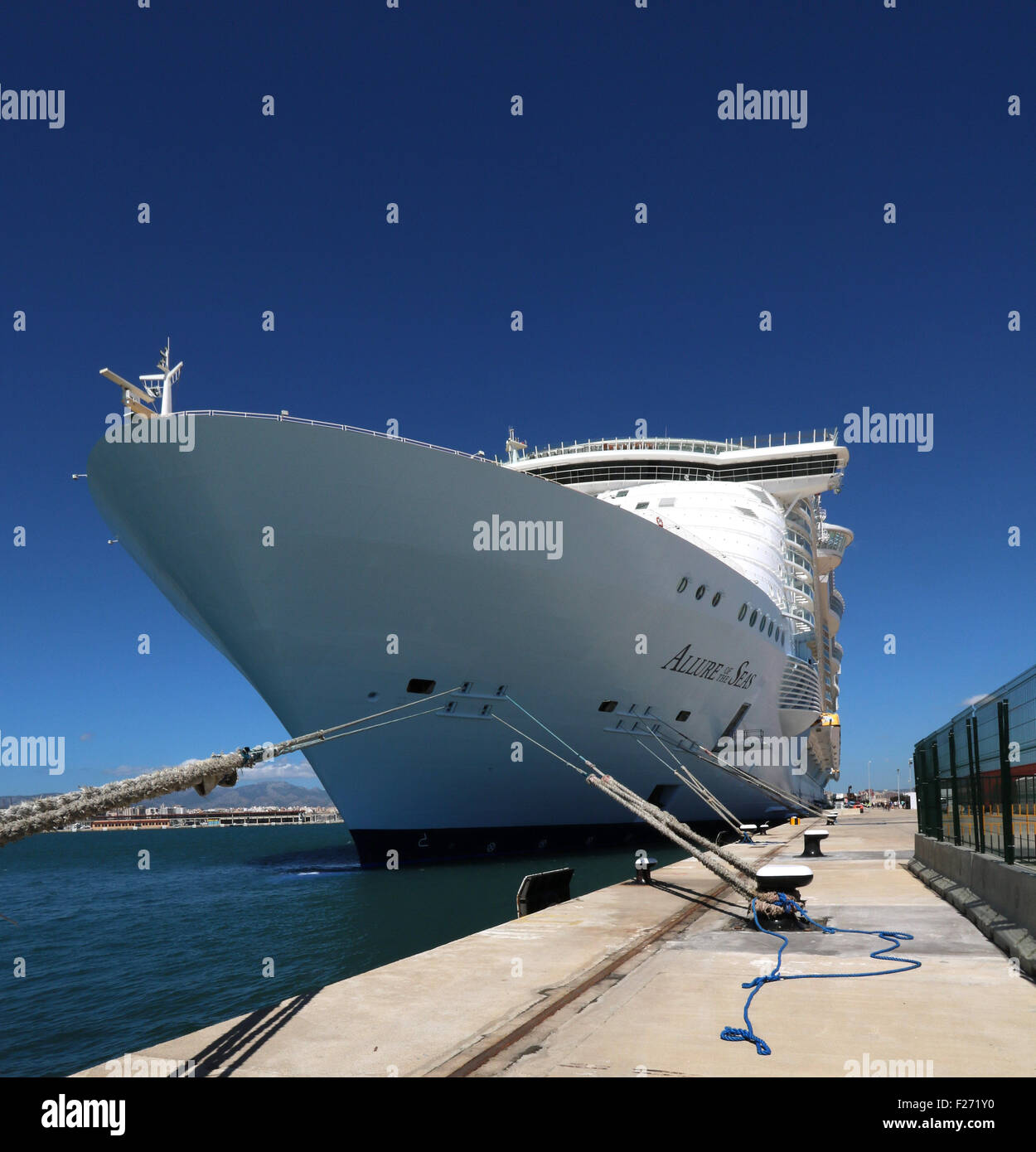 Mega Cruise ship “ALLURE OF THE SEAS” (360 mtrs long, launched 2010