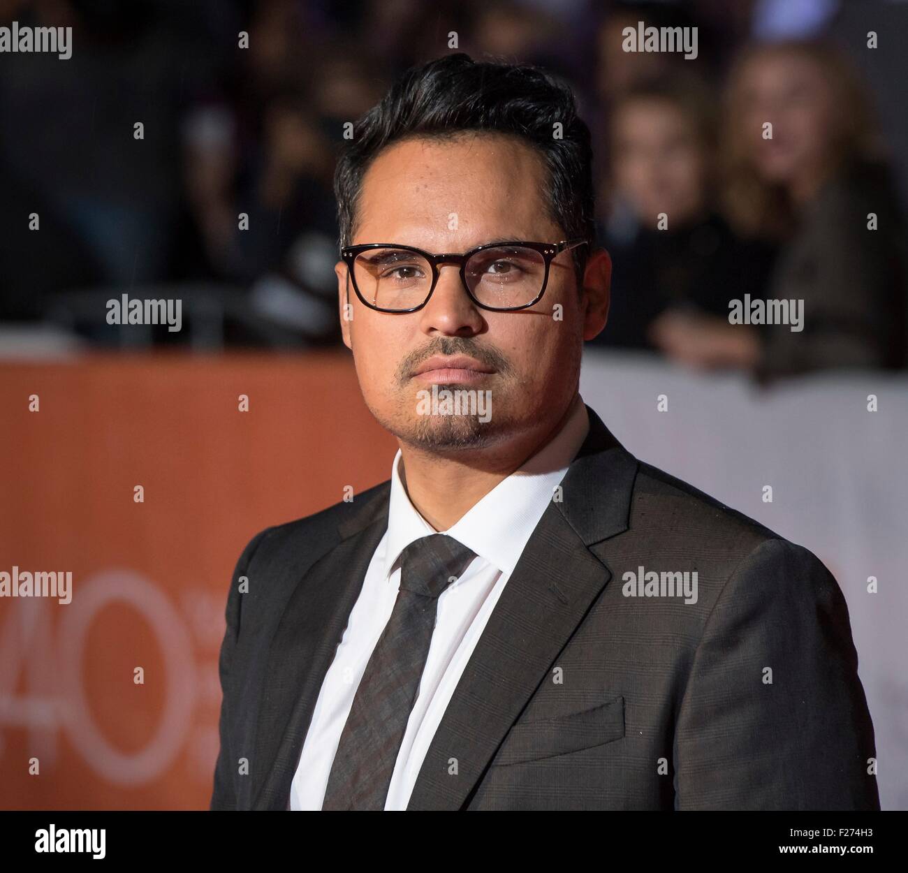 Actor Michael Pena attends the world premiere for The Martian at the Toronto International Film Festival at the Roy Thomson Hall September 11, 2015 in Toronto, Canada. Stock Photo