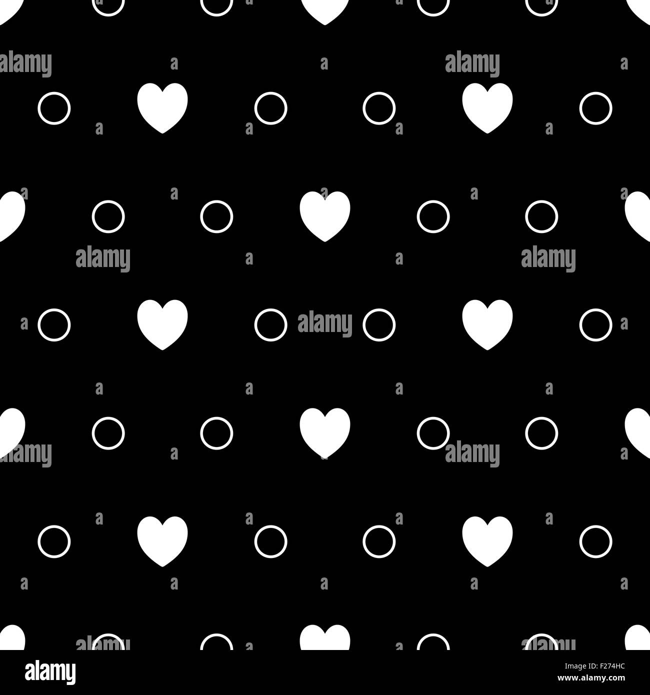 Seamless hearts pattern Stock Vector Image & Art - Alamy